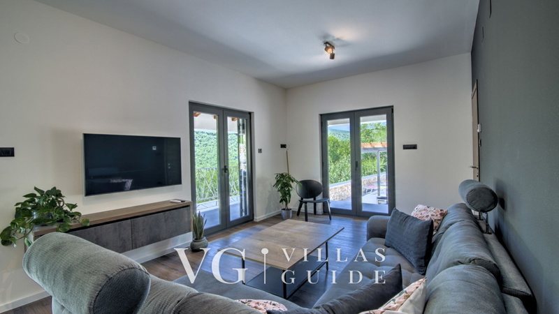 Villa Casa Verde with pool&whirpool Wohnzimmer