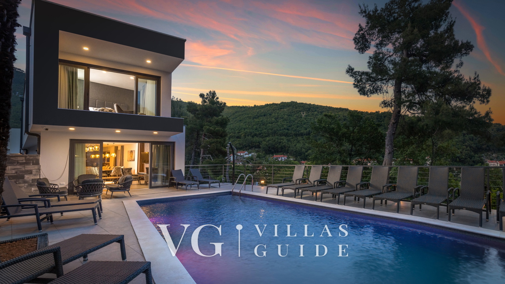 Villa Magica with pool&whirpool&sauna Opatija Garden and property exterior