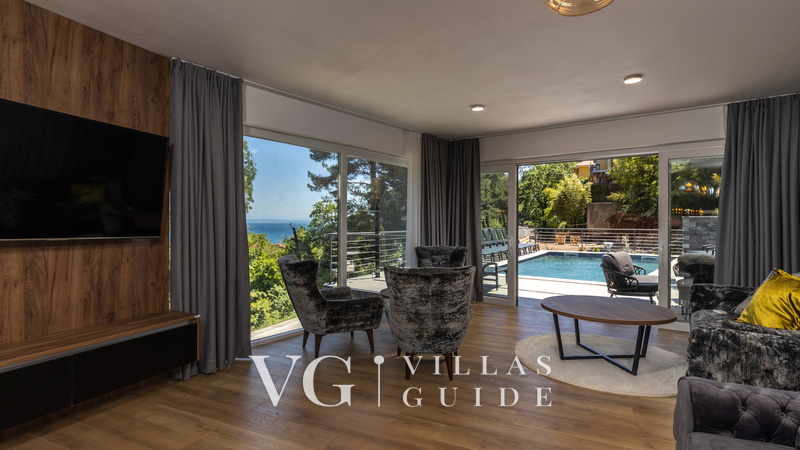 Villa Magica with pool&whirpool&sauna Opatija Living room