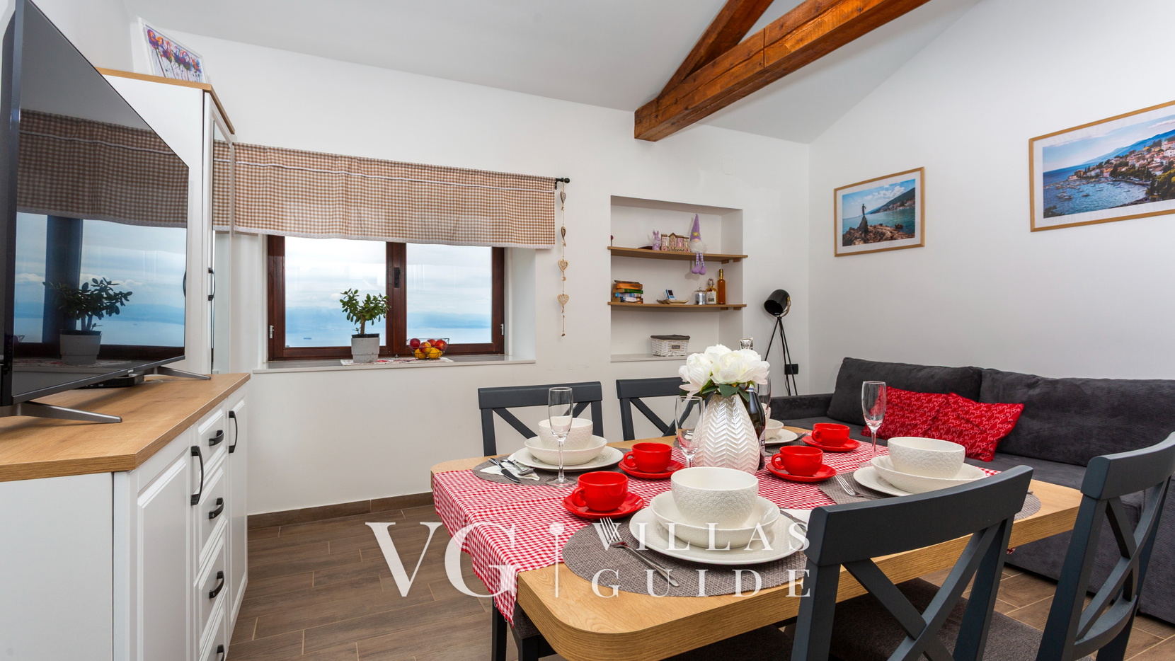 Casa Dea with pool Opatija Wohnzimmer