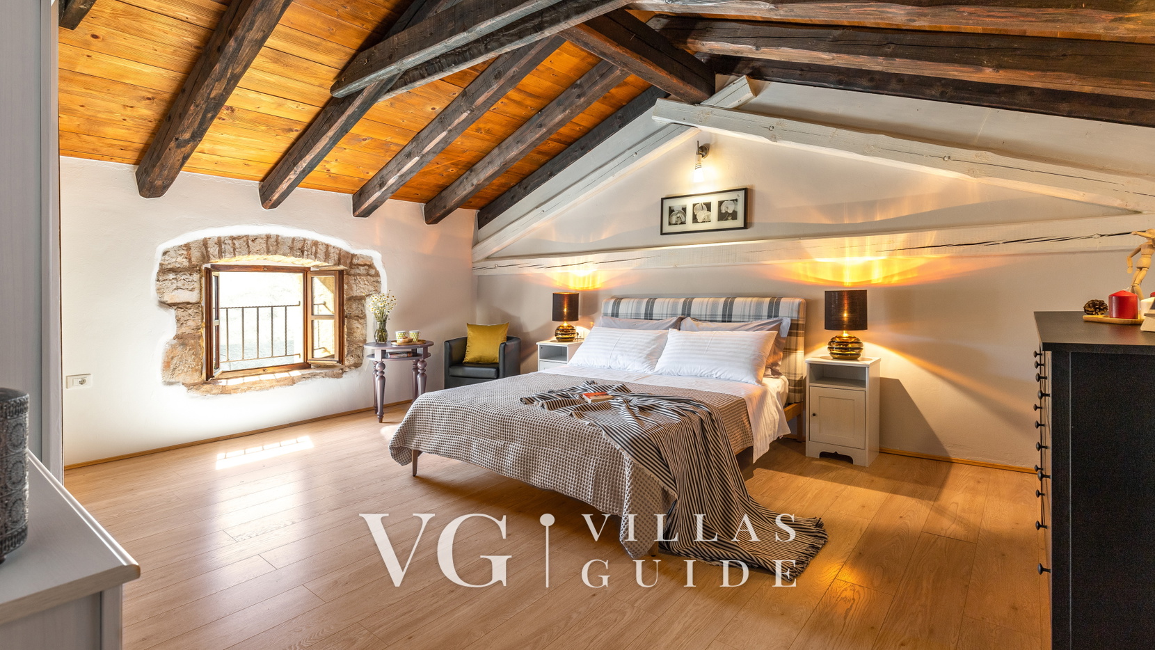Villa Jadreska Camera da letto