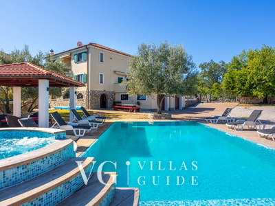 Villa Grande heated pool&whirpool&sauna&pet friendly Giardino e esterni della proprietà