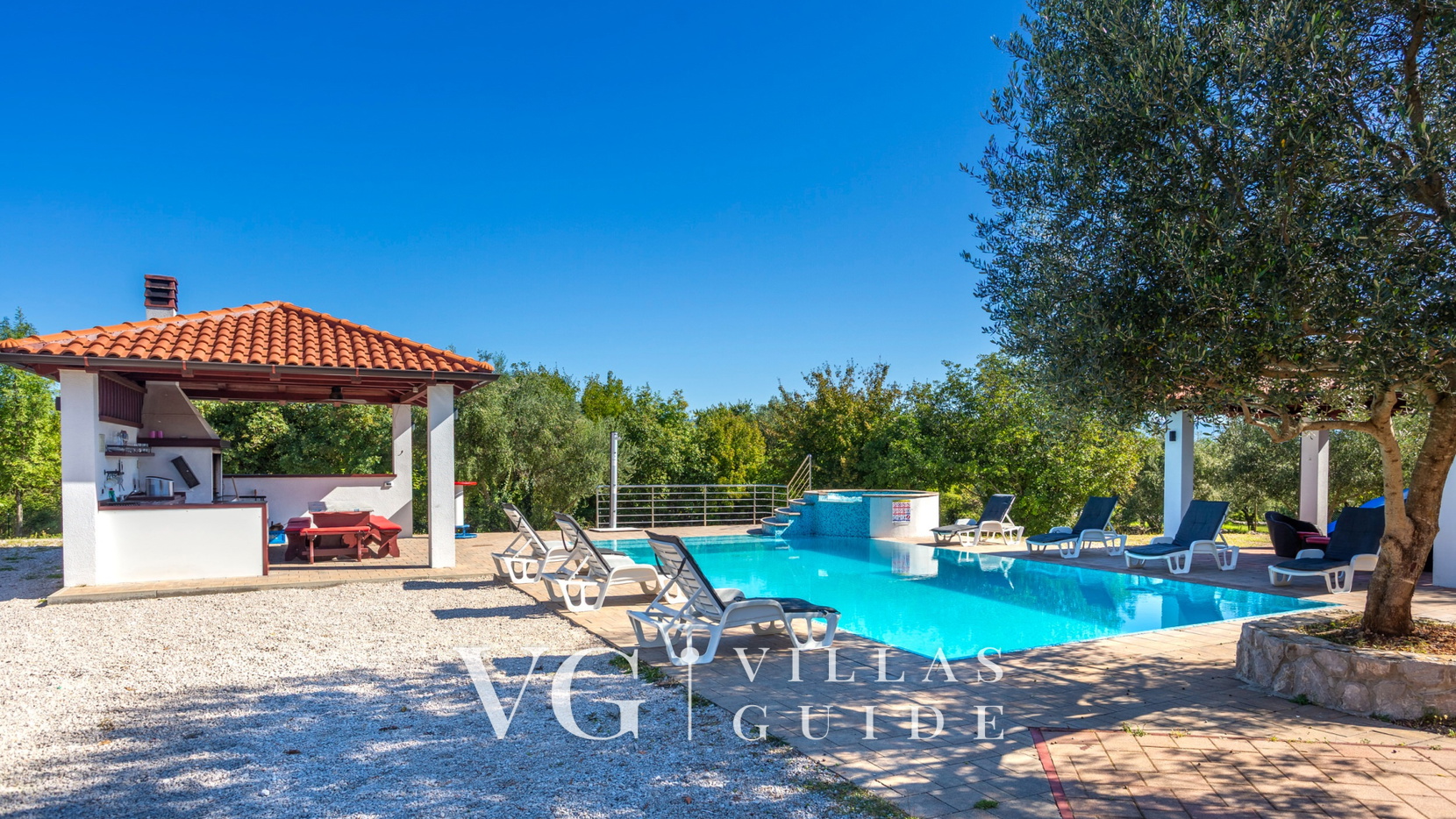 Villa Grande heated pool&whirpool&sauna&pet friendly Garten und Außenbereich