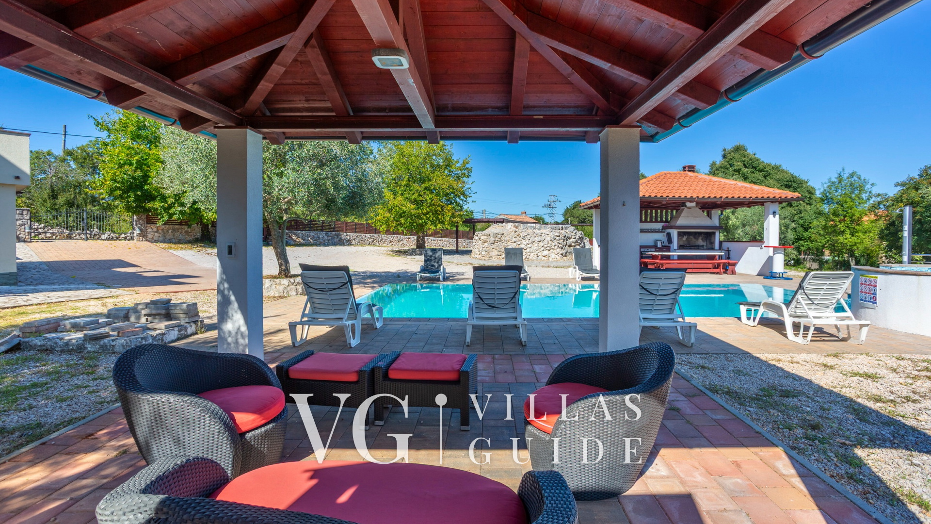 Villa Grande heated pool&whirpool&sauna&pet friendly Giardino e esterni della proprietà