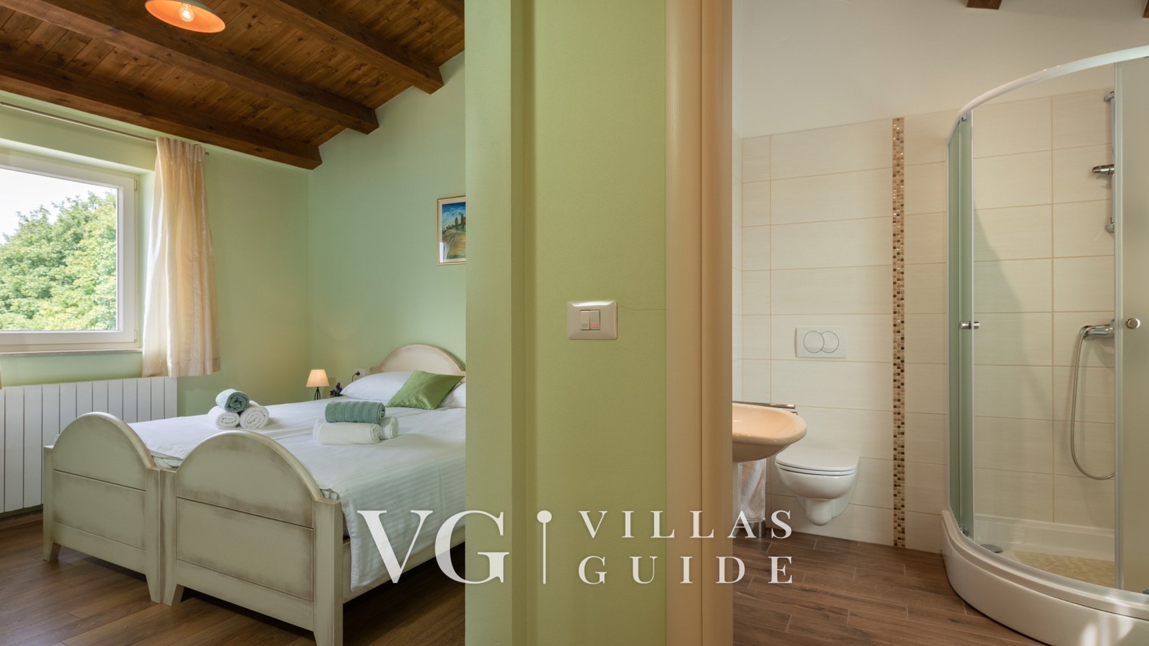 Villa Cicibella Schlafzimmer