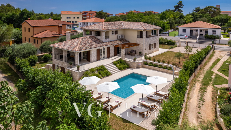 Stone Villa Murine Istria Garten und Außenbereich