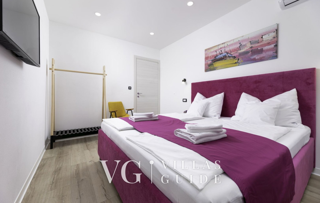 Sea View Villa Oliva with pool Island Krk Bedroom