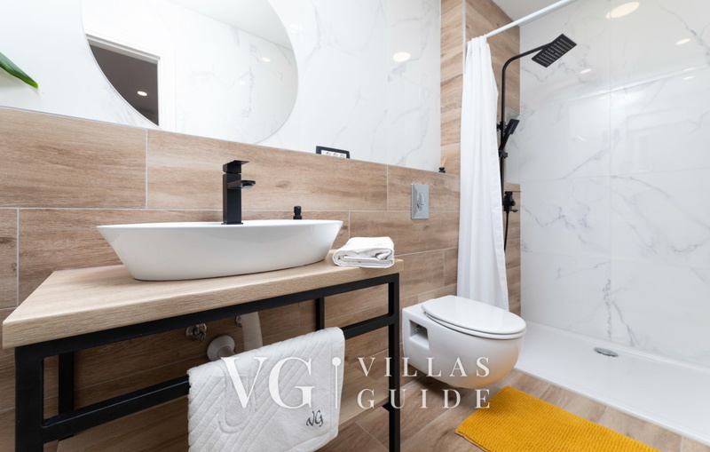 Sea View Villa Oliva with pool Island Krk Bathroom