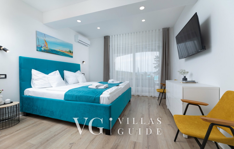 Sea View Villa Oliva with pool Island Krk Bedroom