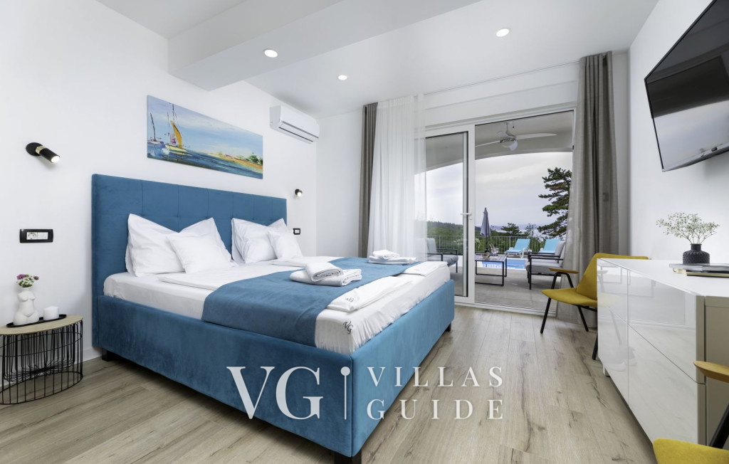 Sea View Villa Oliva with pool Island Krk