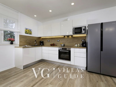 Sea View Villa Oliva with pool Island Krk Cucina