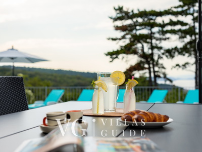 Sea View Villa Oliva with pool Island Krk Giardino e esterni della proprietà