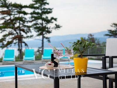 Sea View Villa Oliva with pool Island Krk Giardino e esterni della proprietà