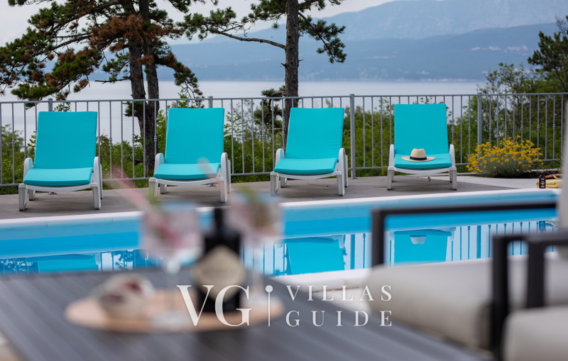 Sea View Villa Oliva with pool Island Krk Pool