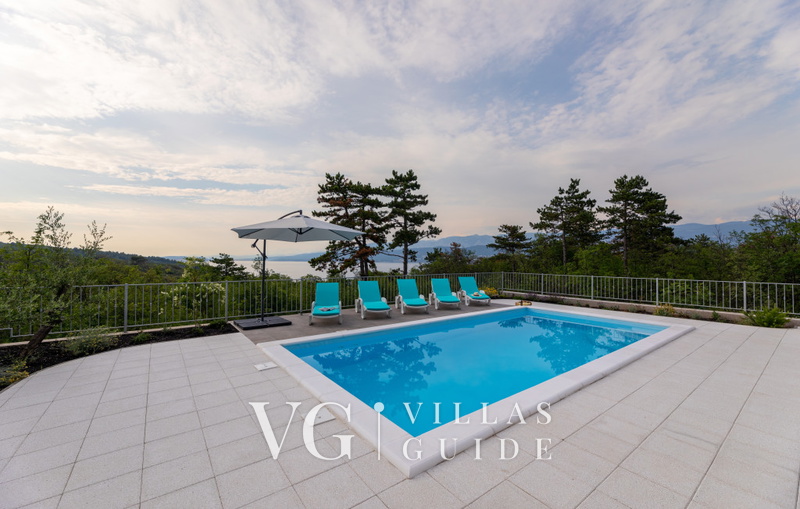 Sea View Villa Oliva with pool Island Krk Pool
