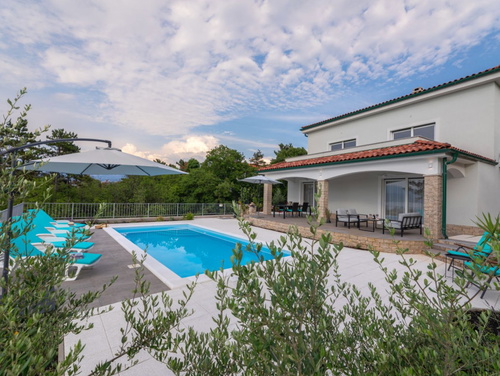 Sea View Villa Oliva with pool Island Krk
