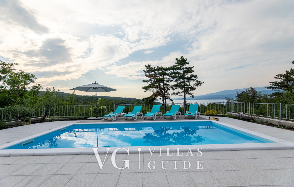Sea View Villa Oliva with pool Island Krk Pool