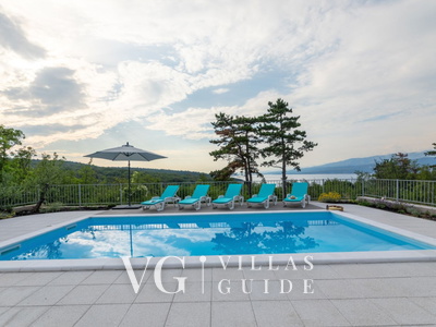 Sea View Villa Oliva with pool Island Krk