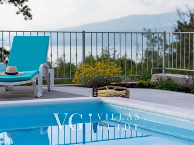 Sea View Villa Oliva with pool Island Krk Piscina