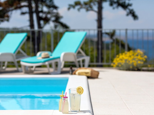 Sea View Villa Oliva with pool Island Krk