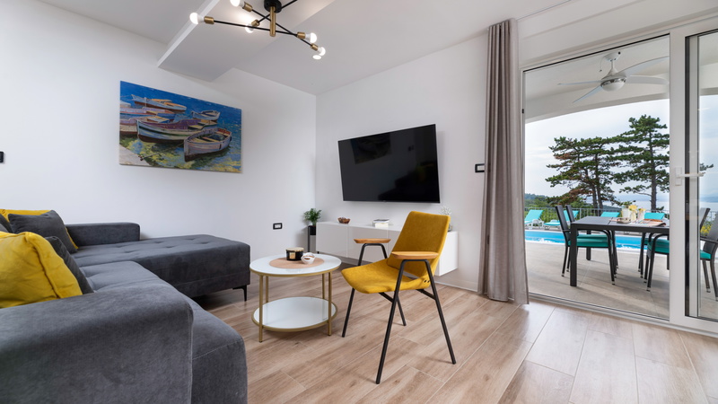 Sea View Villa Oliva with pool Island Krk