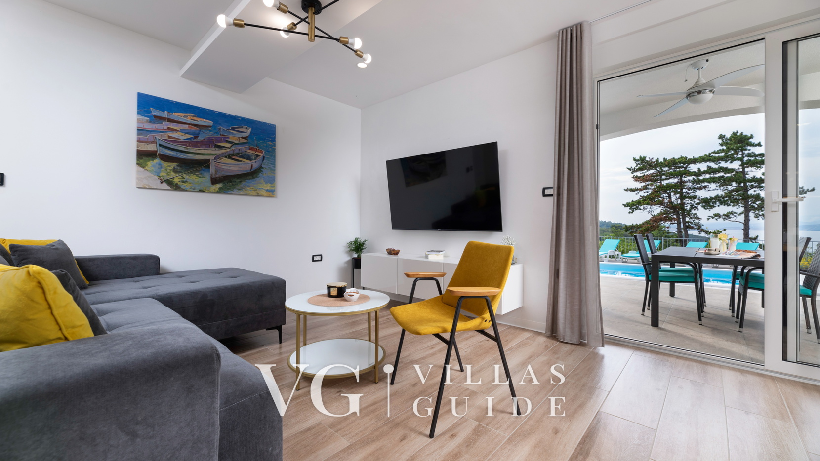 Sea View Villa Oliva with pool Island Krk