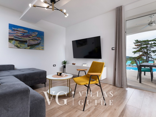 Sea View Villa Oliva with pool Island Krk