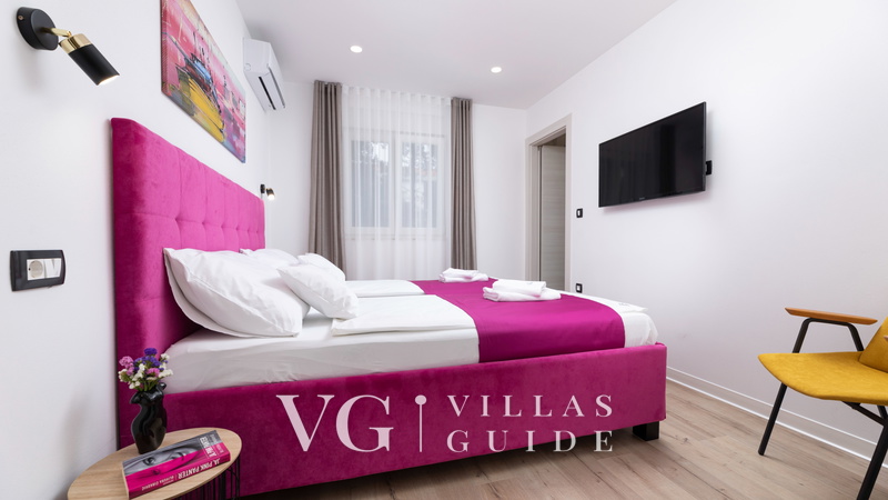 Sea View Villa Oliva with pool Island Krk Bedroom