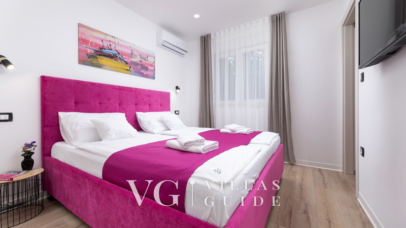 Sea View Villa Oliva with pool Island Krk Bedroom