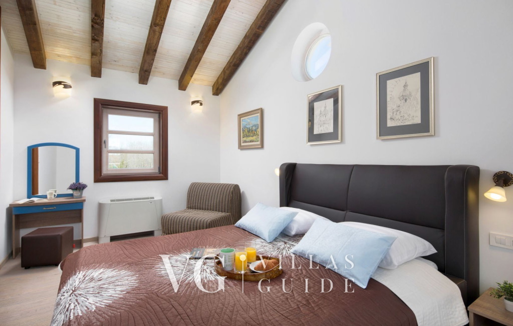 Villa Casa Sole with pool&tennis cort Istria Camera da letto