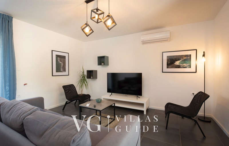 Villa Slivari Istria with pool Wohnzimmer