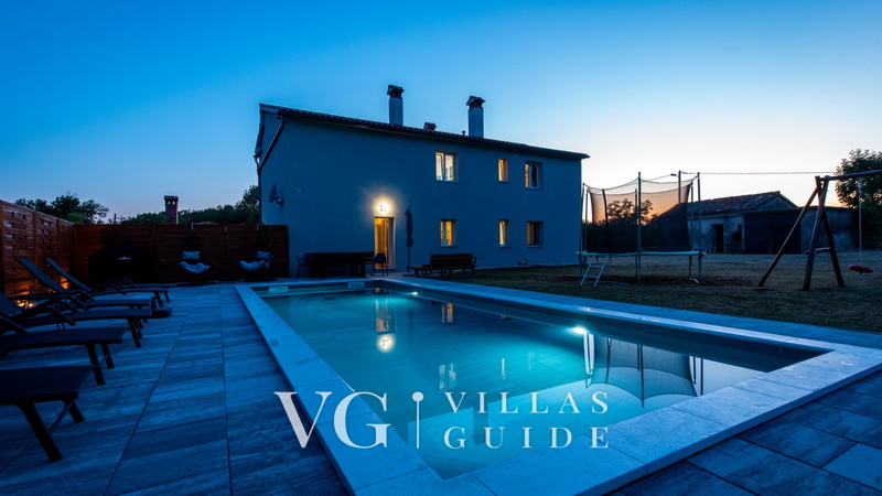 Villa Slivari Istria with pool Giardino e esterni della proprietà