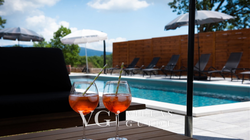 Villa Slivari Istria with pool Piscina