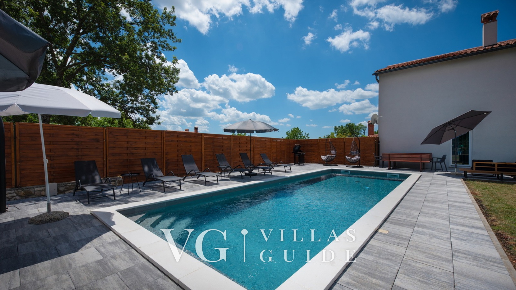 Villa Slivari Istria with pool Piscina