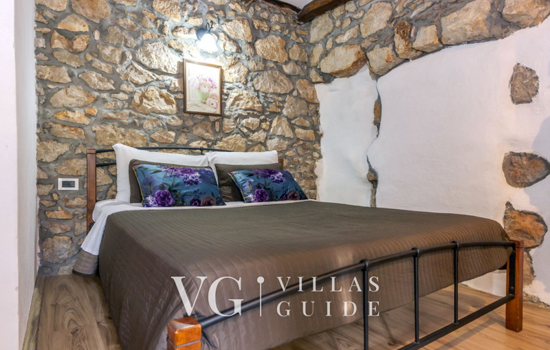 Stone House Zijavica with pool Spavaća soba