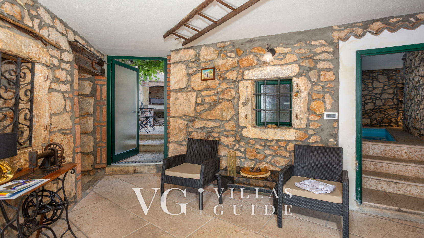 Villa Zijavica with pool&pet friendly Opatija Living room