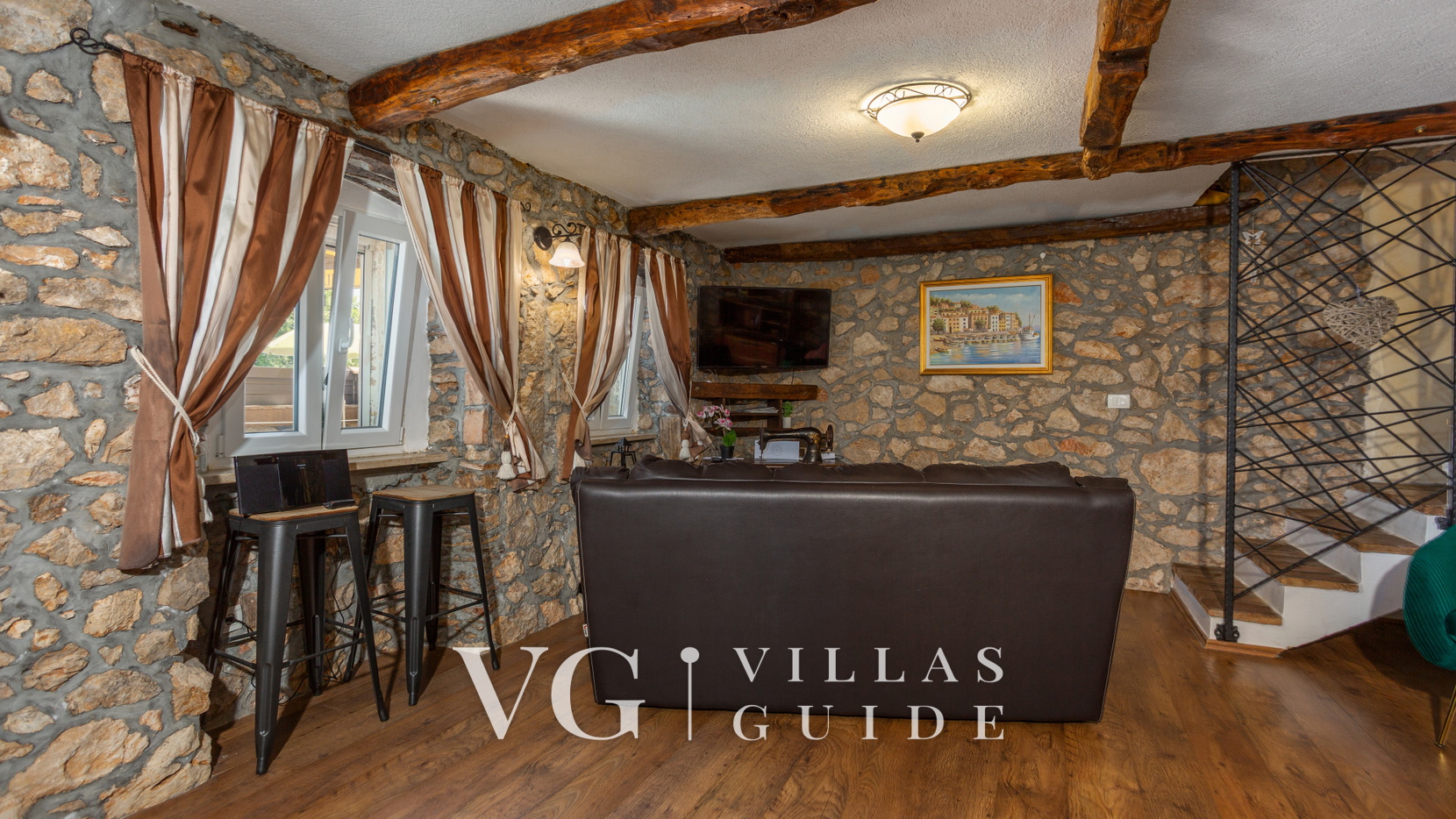 Villa Hidden world with pool&sauna&pet friendly Opatija Living room