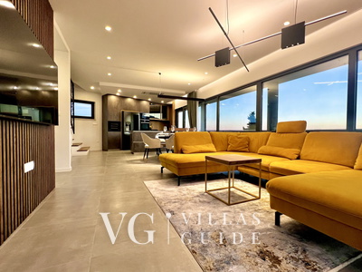 Villa Palazzo Blue pool&whirpool&beachfront- Opatija Living room