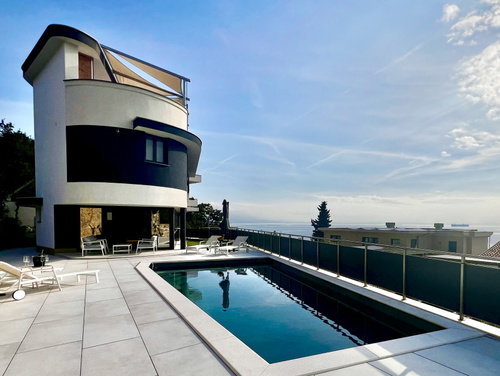 Villa Palazzo Blue pool&whirpool&beachfront- Opatija