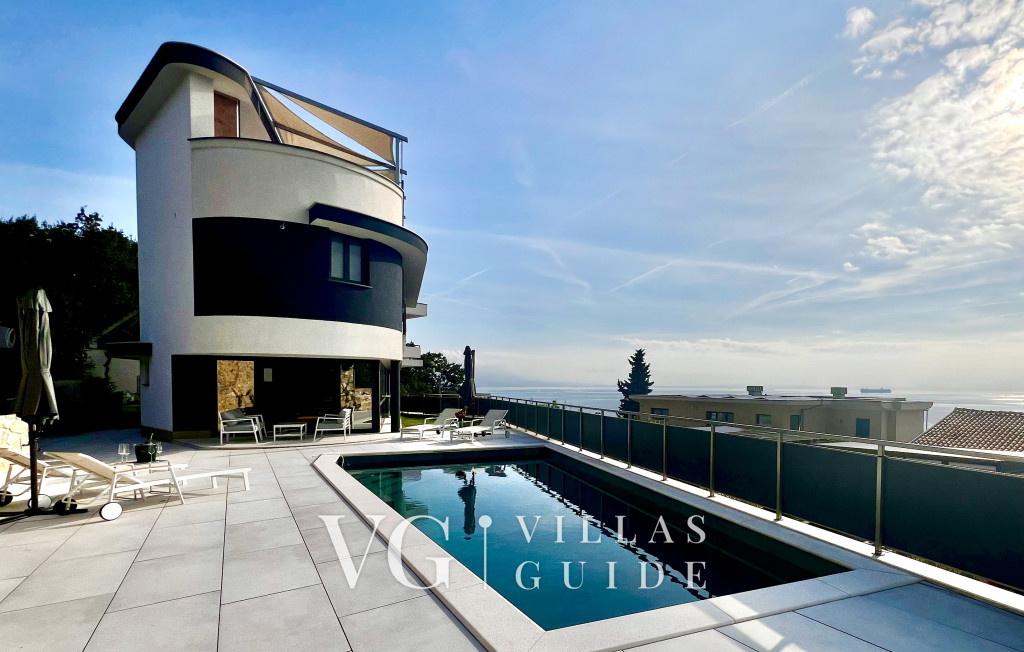 Villa Palazzo Blue pool&whirpool&beachfront- Opatija Giardino e esterni della proprietà