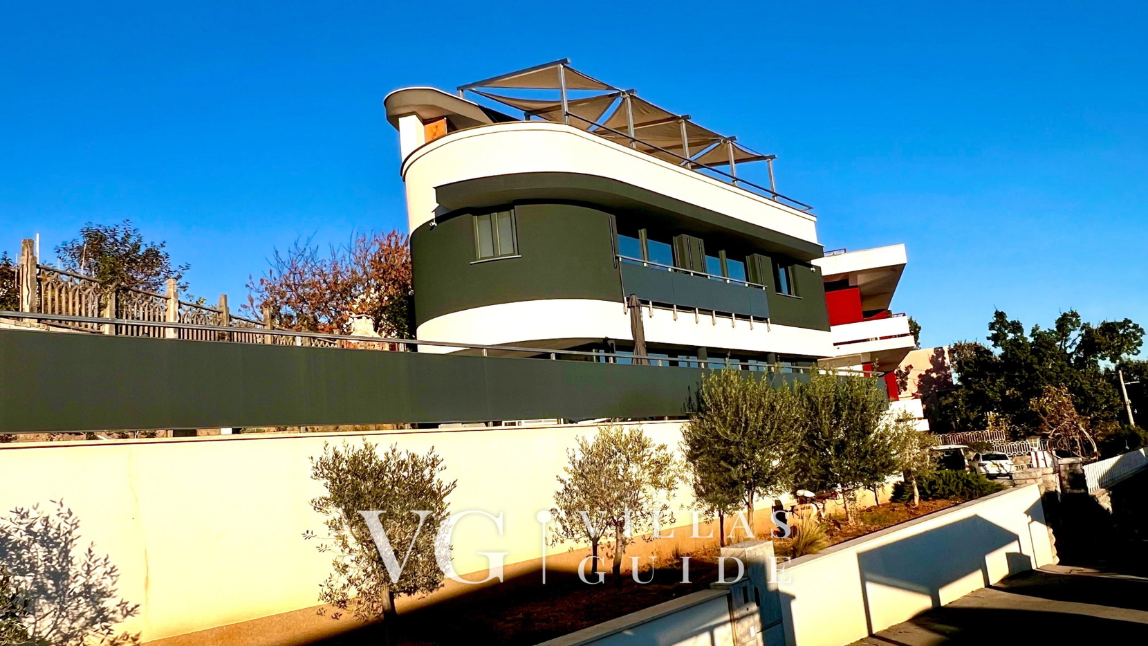 Villa Palazzo Blue pool&whirpool&beachfront- Opatija Garden and property exterior