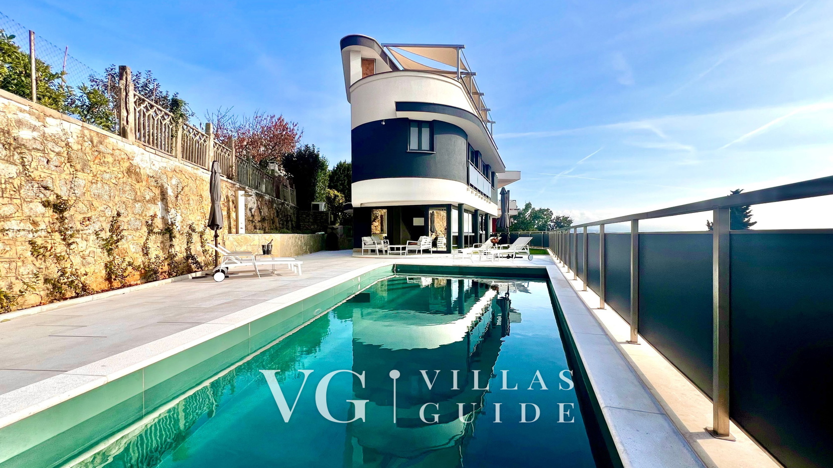 Villa Palazzo Blue pool&whirpool&beachfront- Opatija Pool