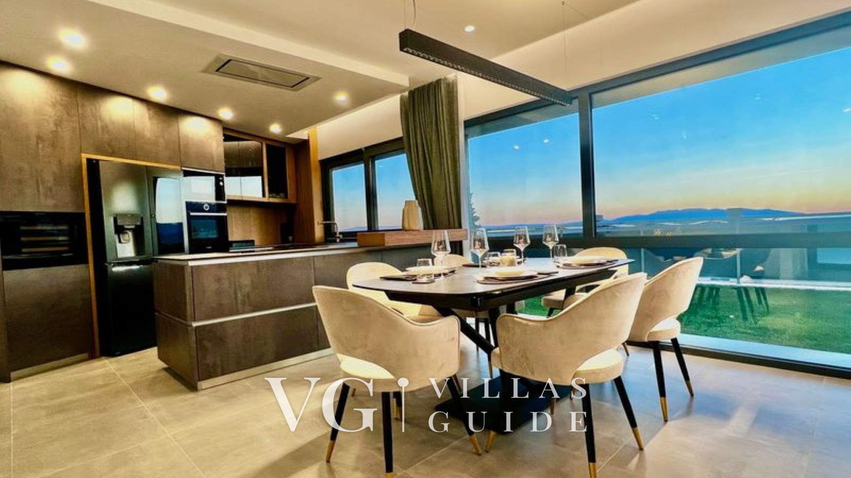Villa Palazzo Blue pool&whirpool&beachfront- Opatija Kitchen