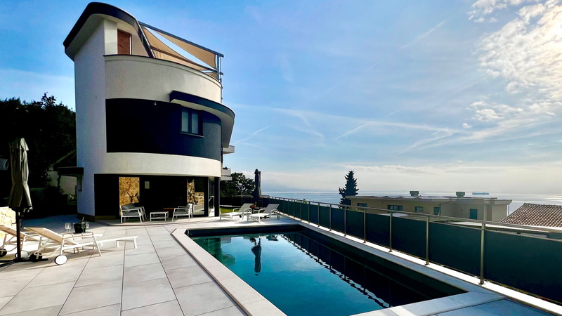 Villa Palazzo Blue pool&whirpool&beachfront- Opatija