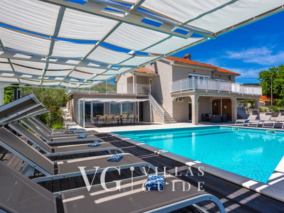 Vila Oleander pool&sea view&pet friendly- Malinska Giardino e esterni della proprietà