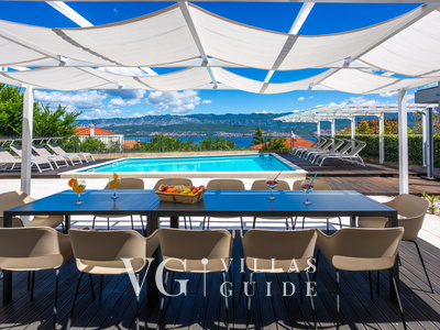 Vila Oleander pool&sea view&pet friendly- Malinska