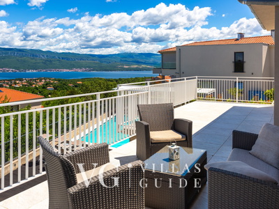 Vila Oleander pool&sea view&pet friendly- Malinska Giardino e esterni della proprietà