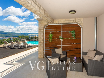 Vila Oleander pool&sea view&pet friendly- Malinska Giardino e esterni della proprietà