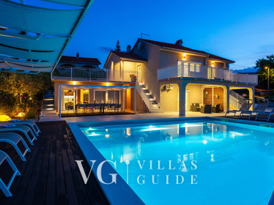 Vila Oleander pool&sea view&pet friendly- Malinska Giardino e esterni della proprietà