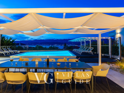 Vila Oleander pool&sea view&pet friendly- Malinska Piscina